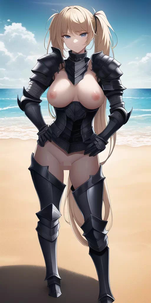 Female Knights on the Beach