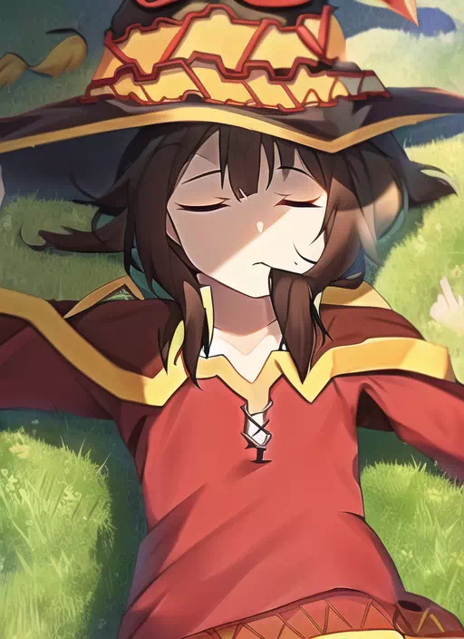 NAI) Megumin after exp 爆裂以後のめぐみん
