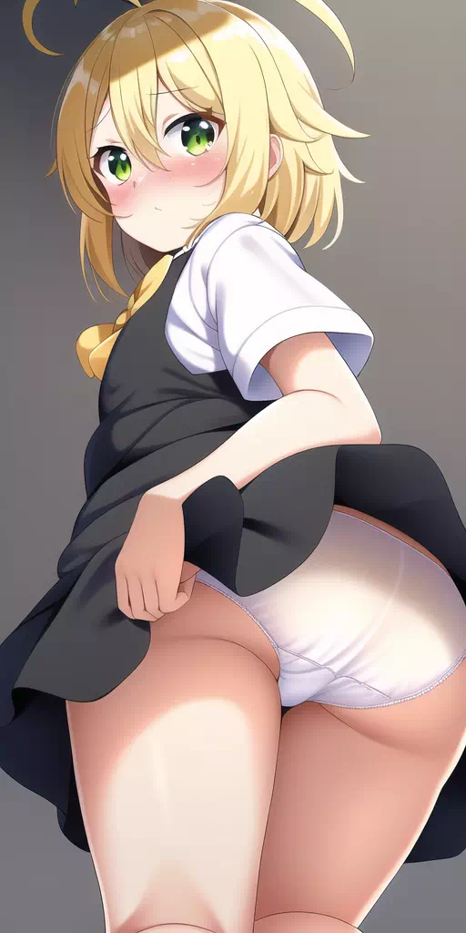 【NovelAI】あかりちゃんのパンチラ