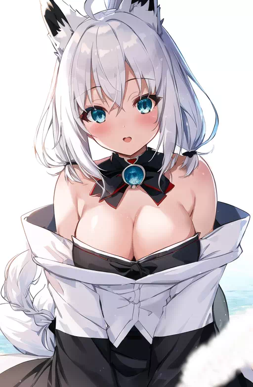 白上フブキ、ここで、しちゃおっか、、？