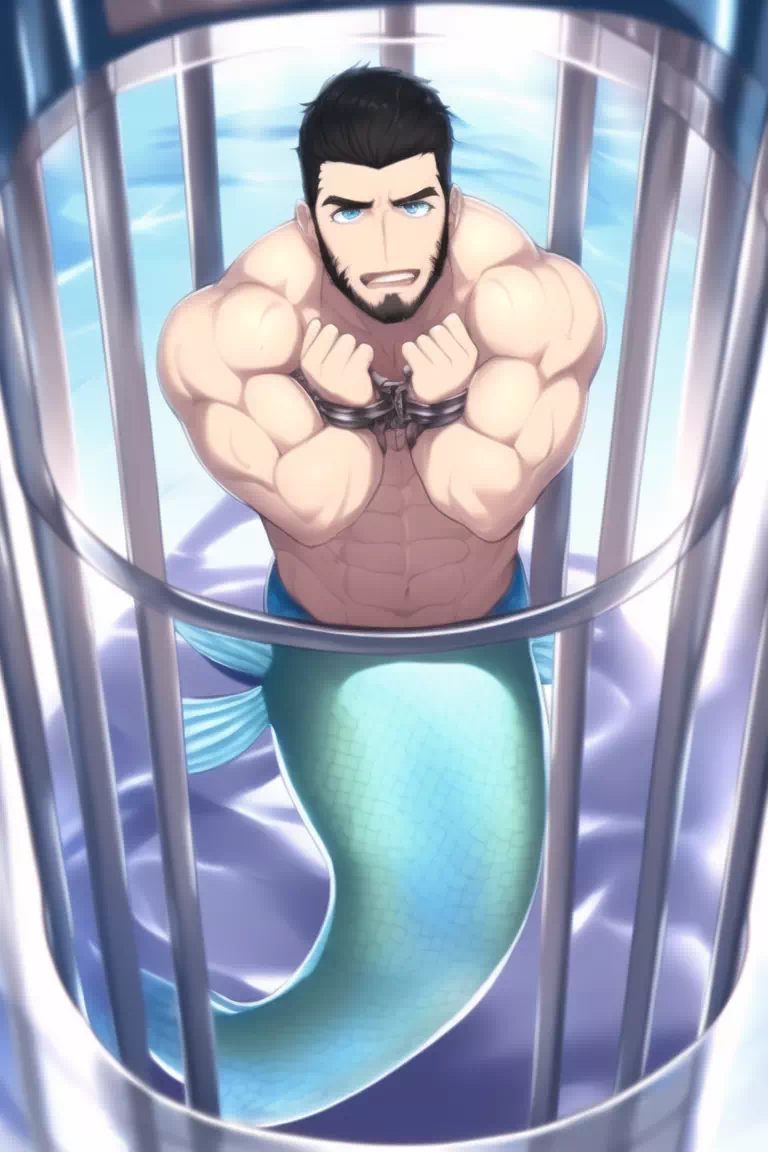 人魚化の実験体にされた哀れな男達