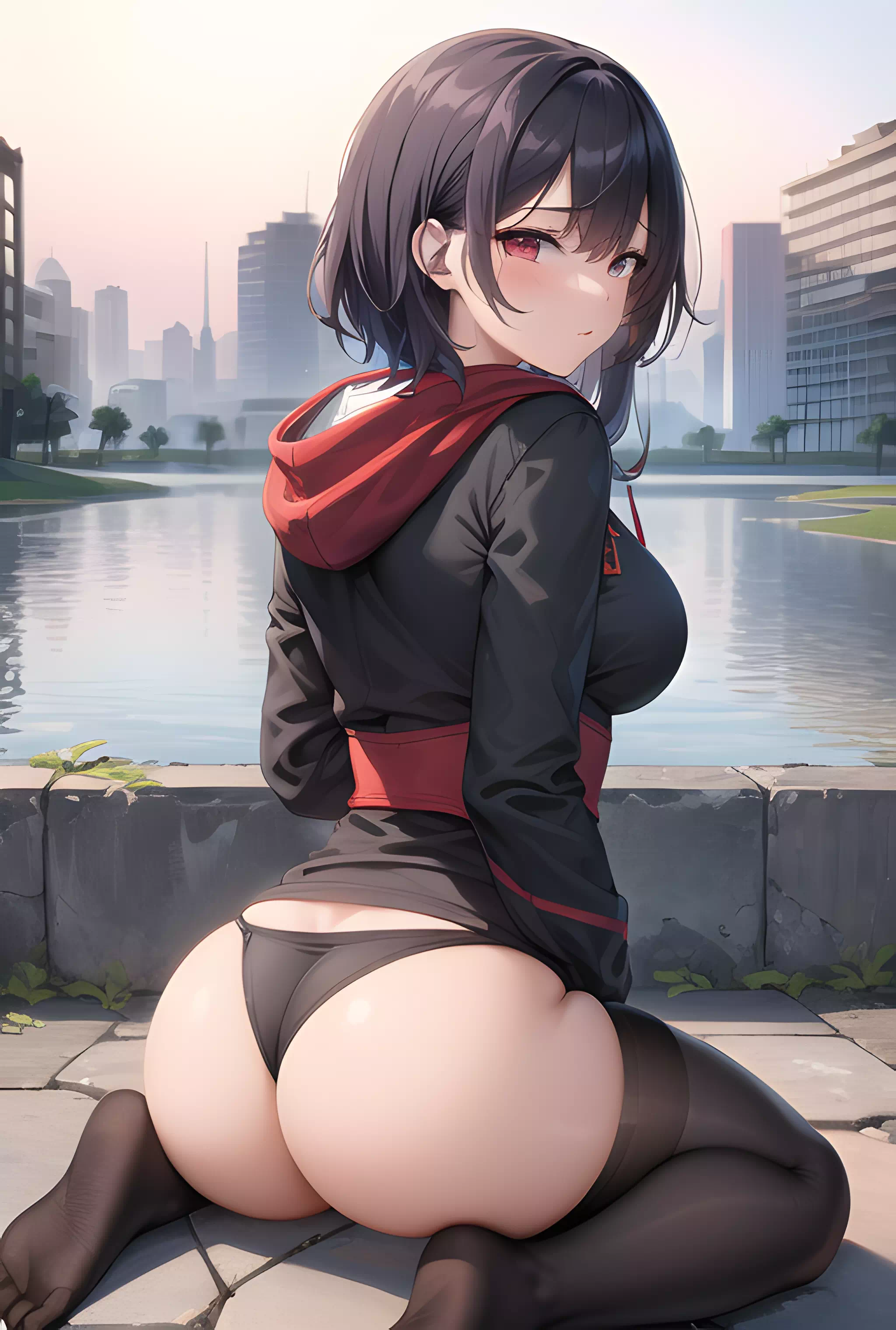 パーカちゃんのお尻