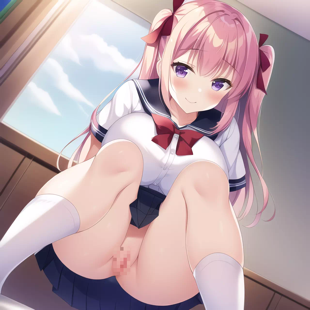 ピンクちゃん開脚