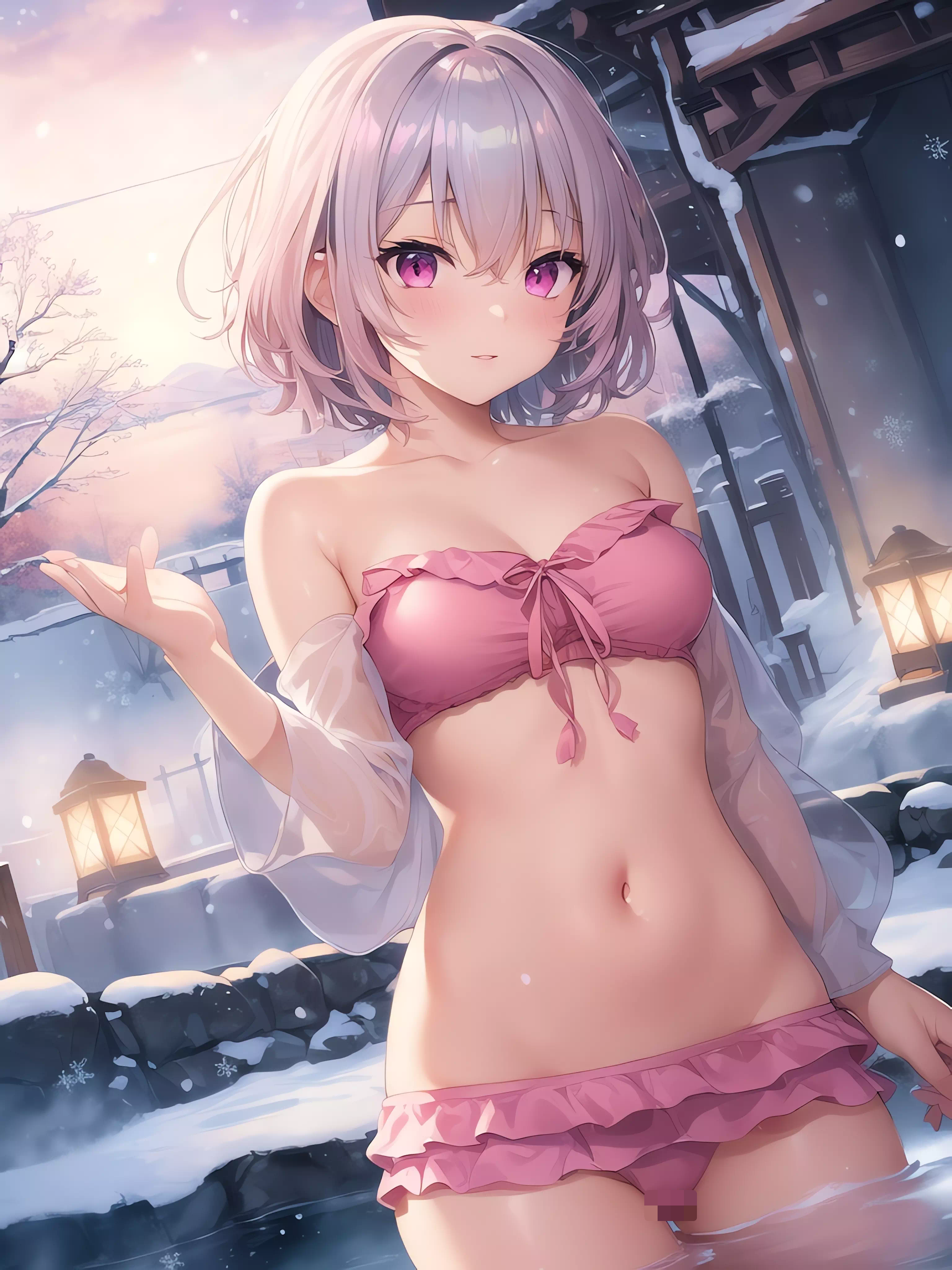 温泉に来ました。