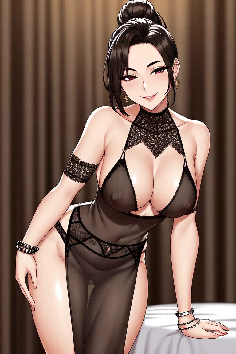 random tied-up hair vibes