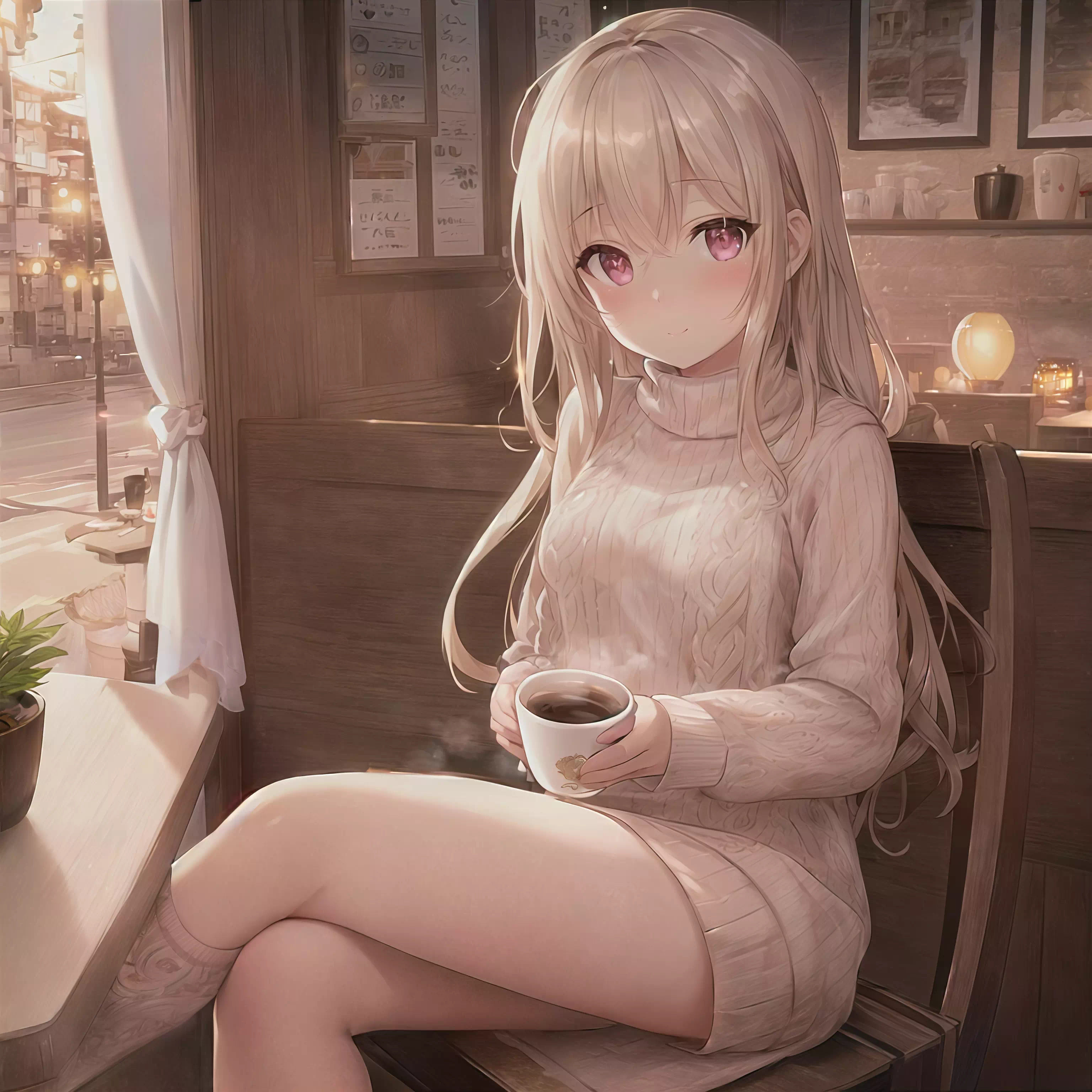 開放感のある喫茶