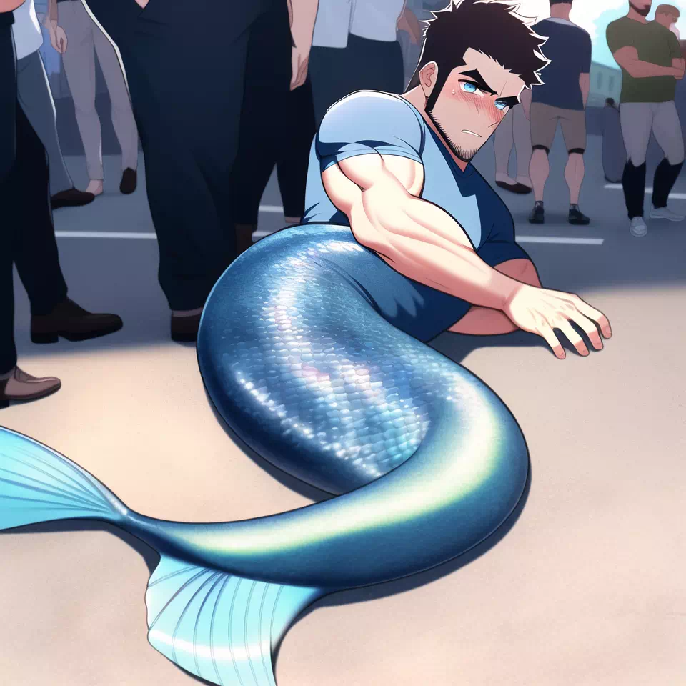 奇病によって人魚になった哀れな男達