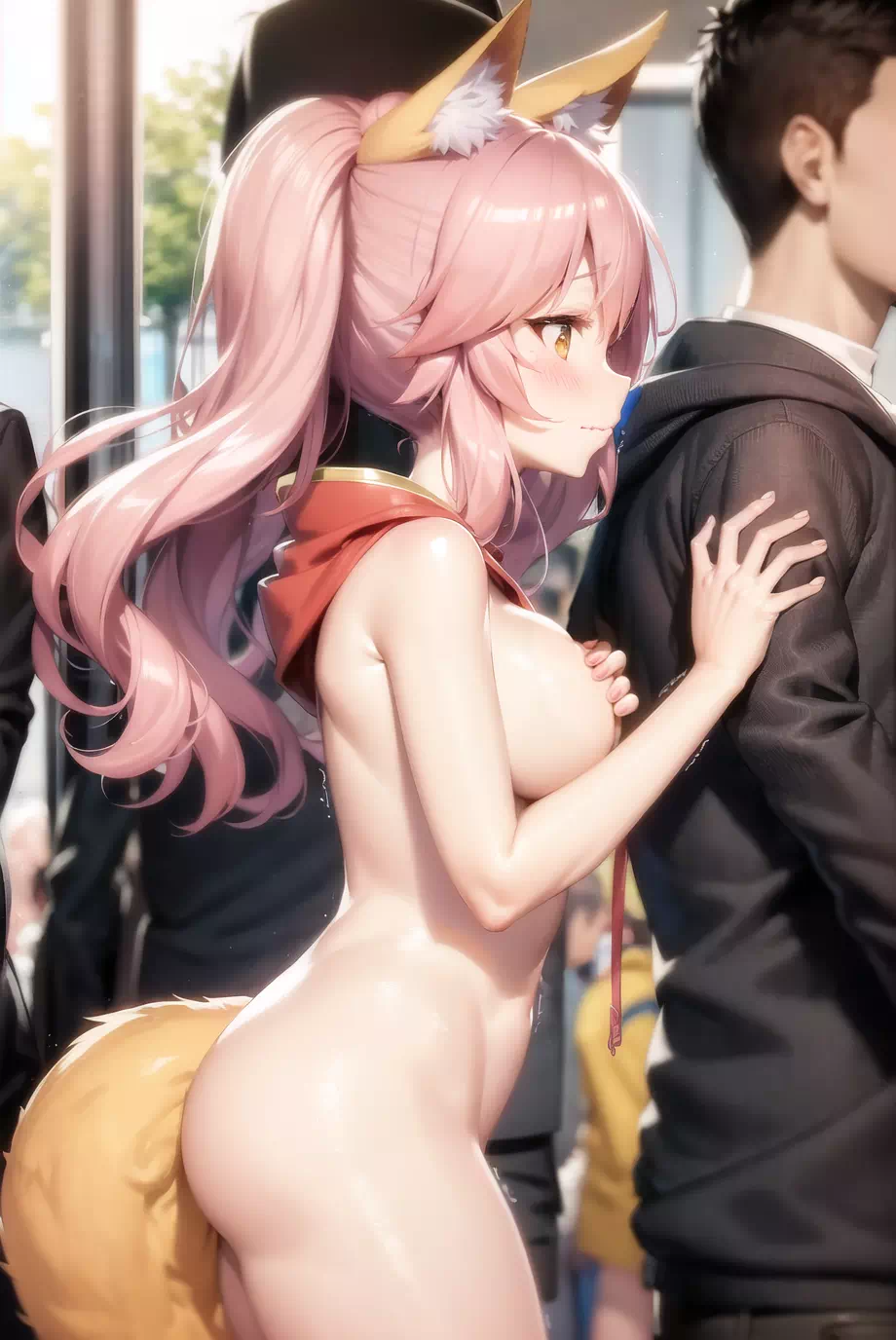 ?日主題系列 &#8211; 在公車上露出胸部而感到害羞的玉藻の前