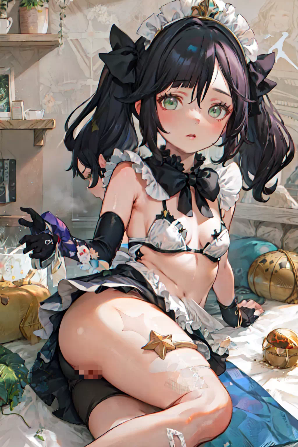 原神 モナ monaメイドビキニ