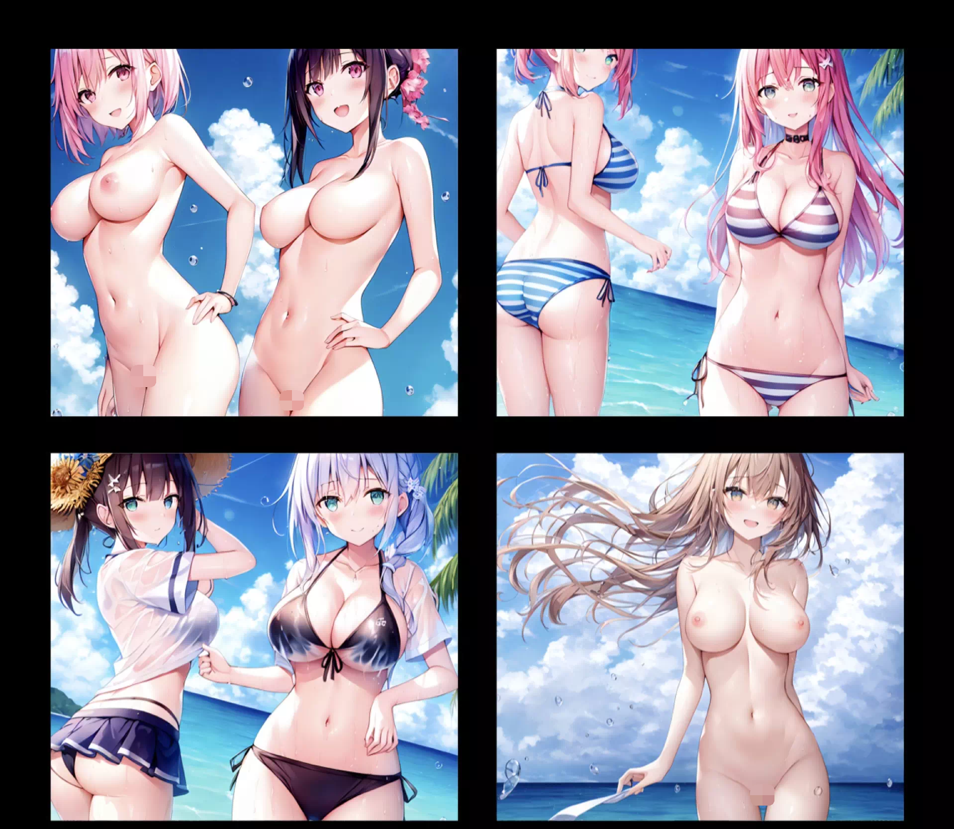 水着過去絵＋差分