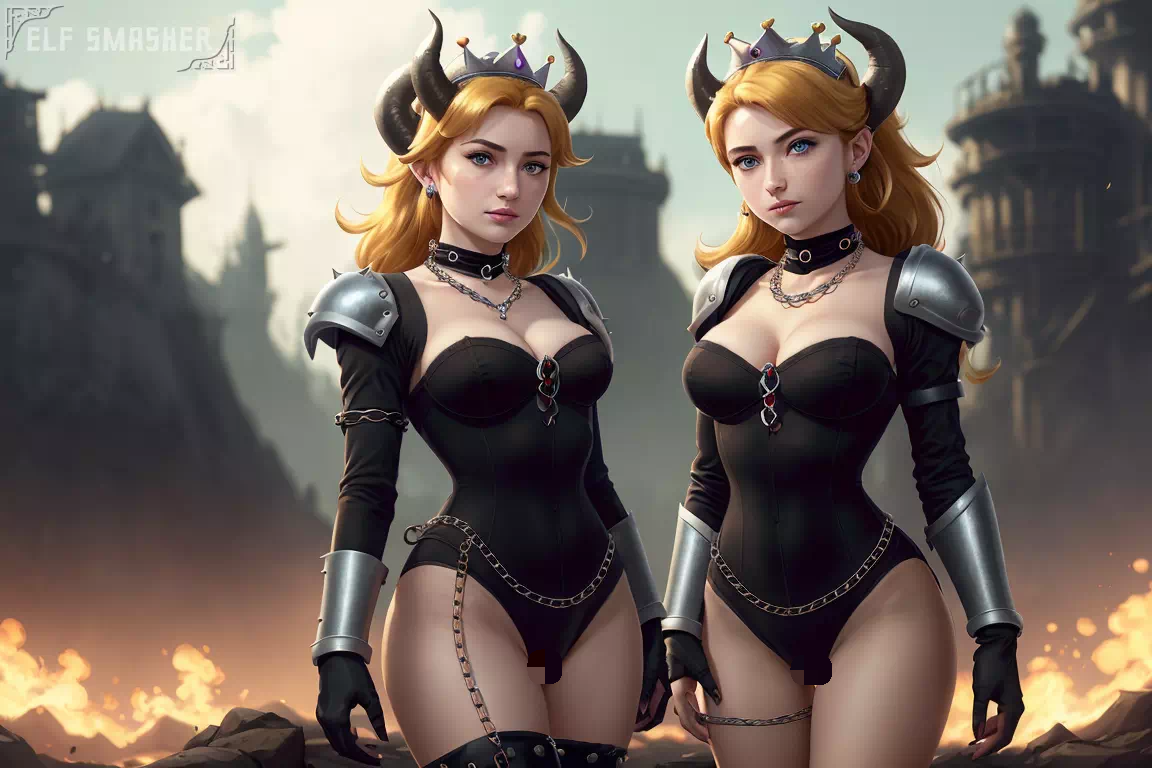 Bowsette Twins