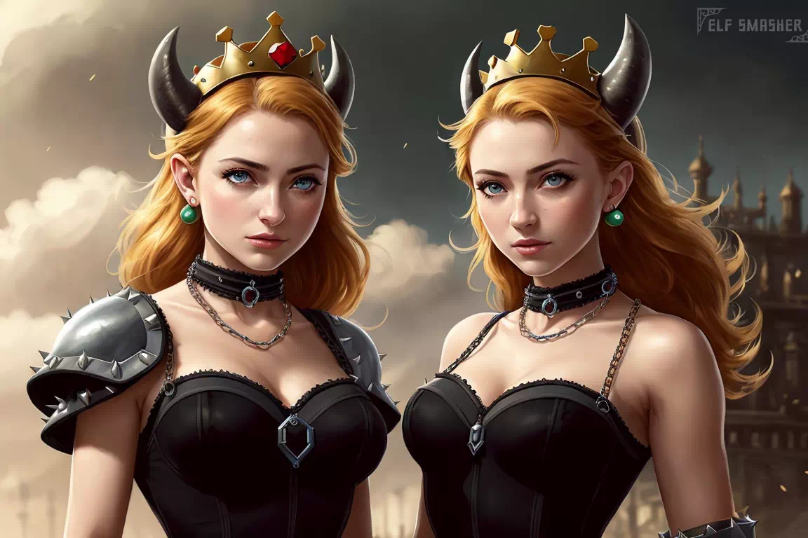 Bowsette Twins