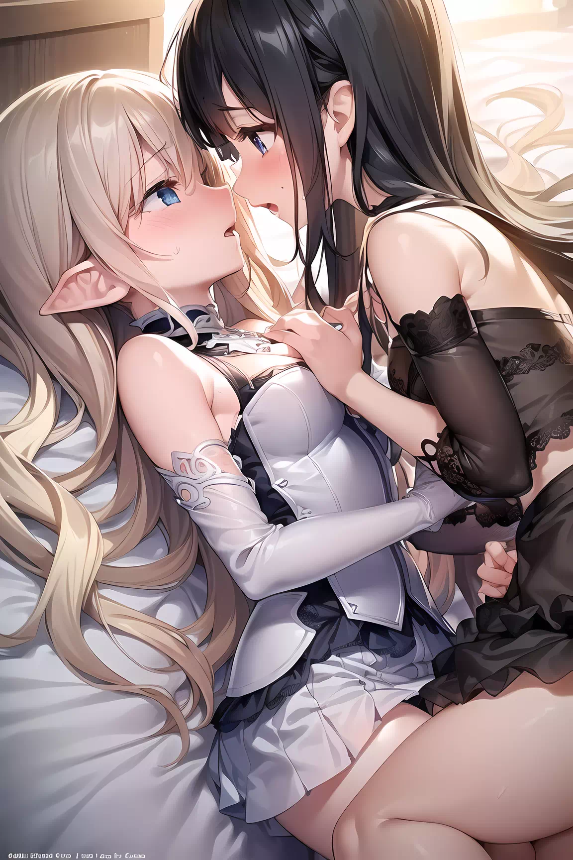 女騎士団の夜に百合が咲く