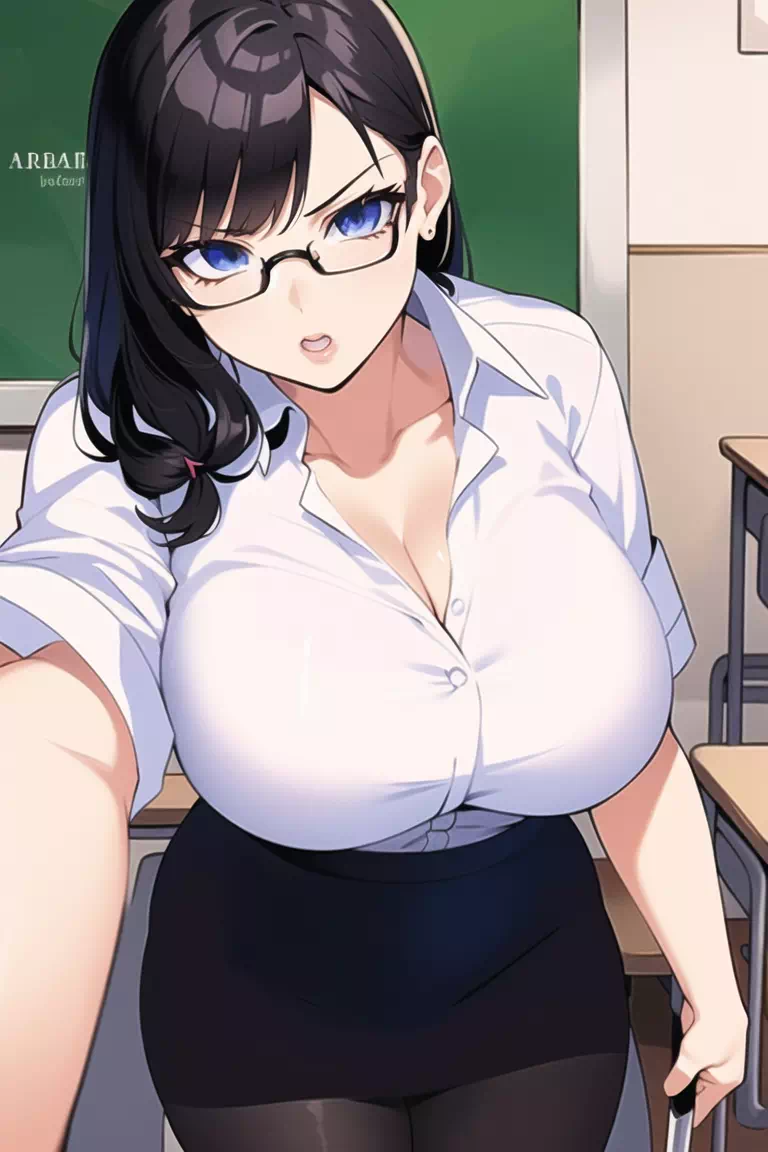 口うるさい女教師に時間停止いたずら