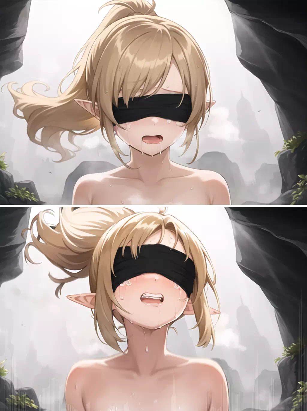 ロリエルフ x 絶倫発情オーク