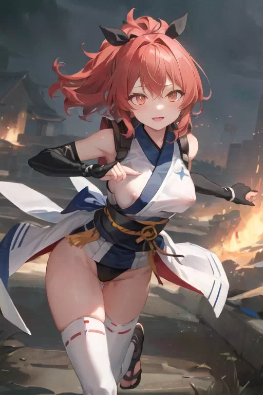 【AIイラスト】くノ一さん　その3