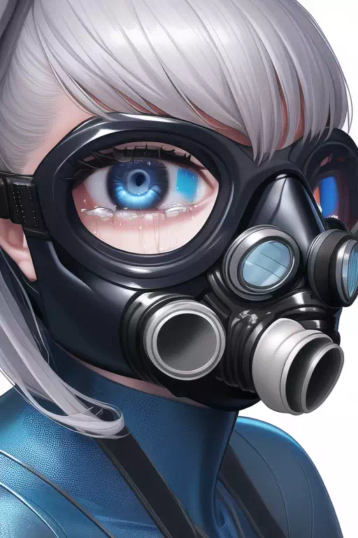 Gas mask close-ups