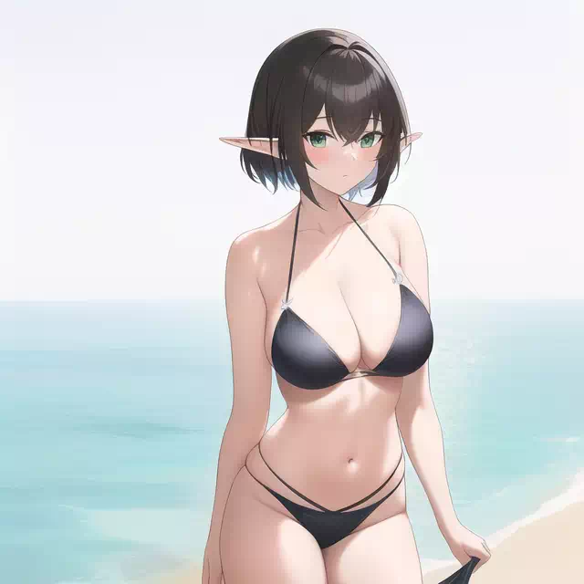 Novel Ai) DFO Thief bikini 3