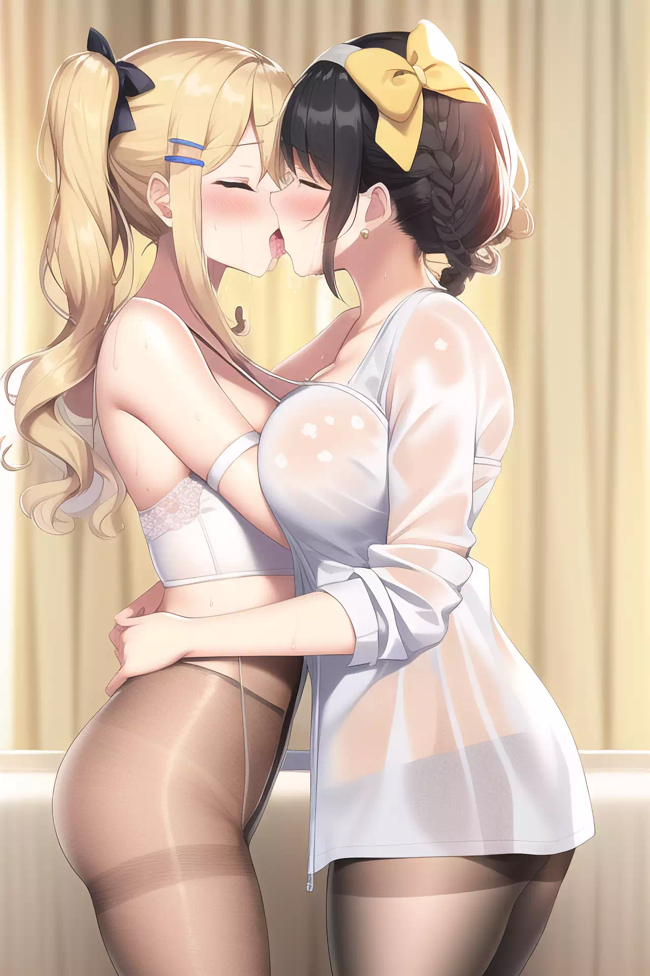 yuri kissing