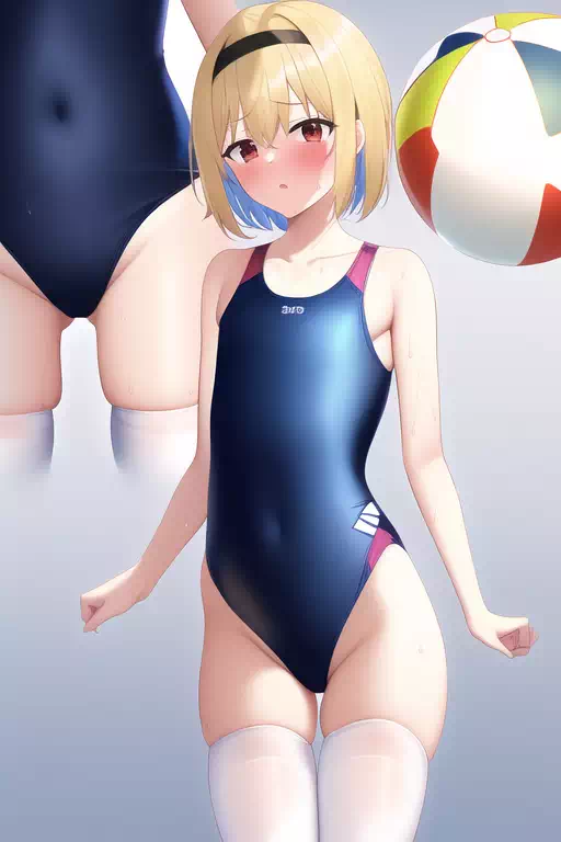 Satoko Hojo in swimsuit