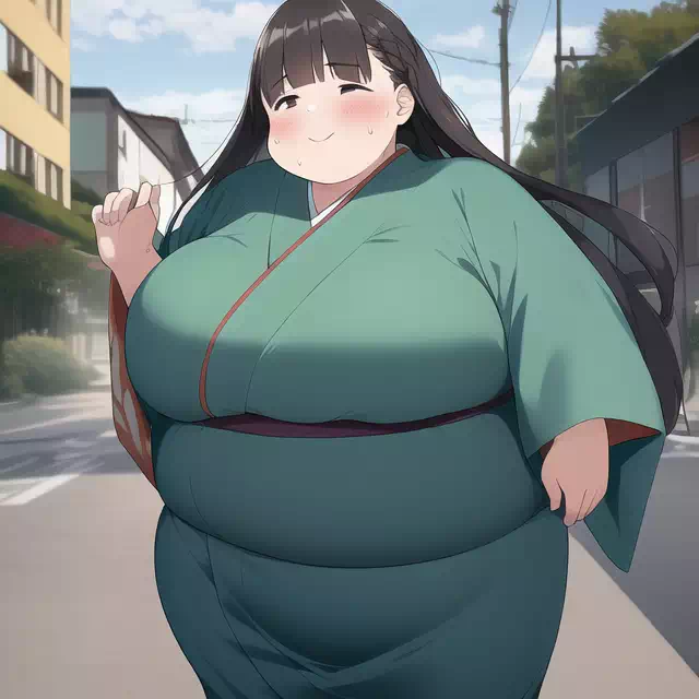 novelAI fat japan girl