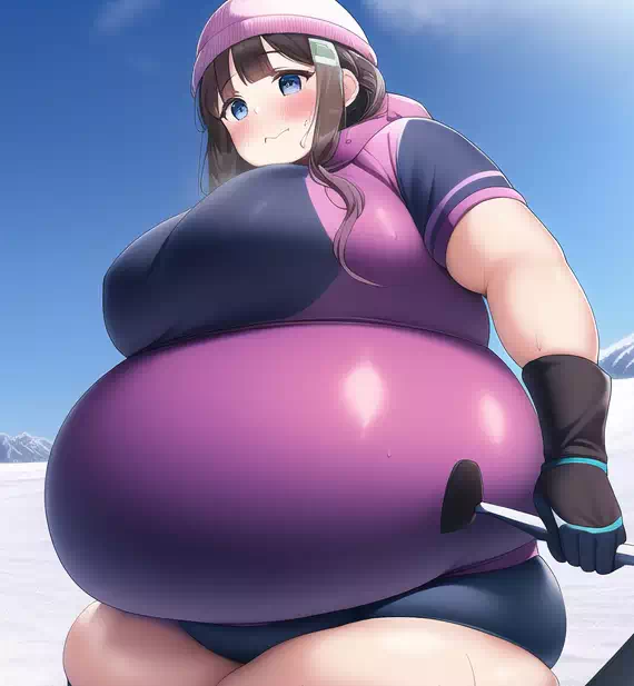 novelAI fat girl winter