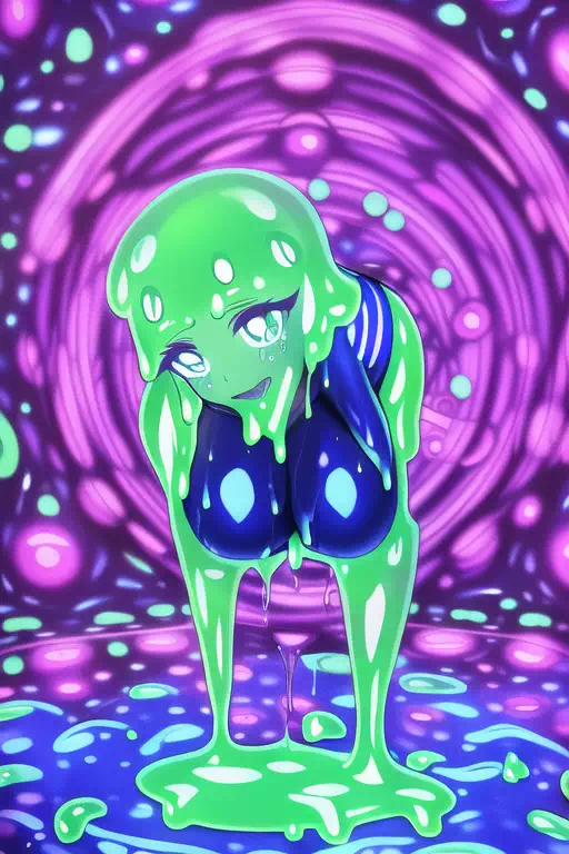 【NovelAI】Slime experiment