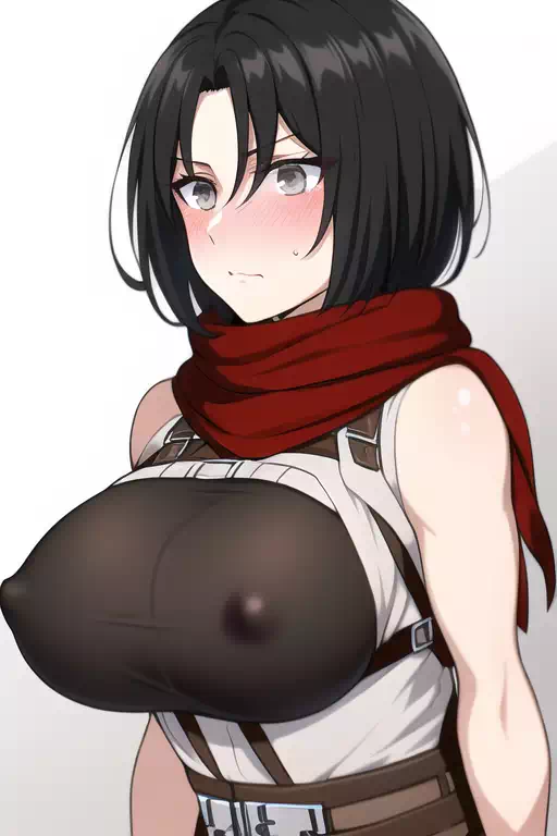 Mikasa Big Breasts Tight Clothes