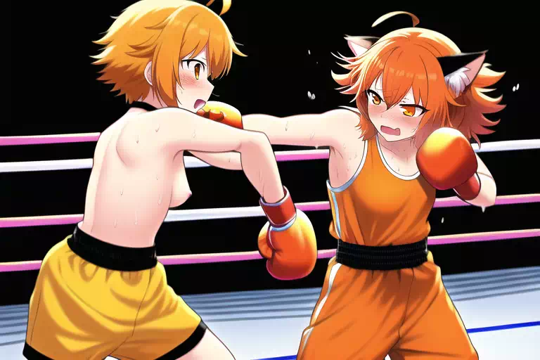 Catgirl Boxing Match