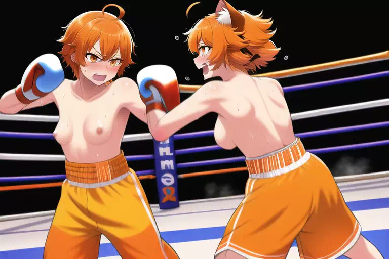 Catgirl Boxing Match