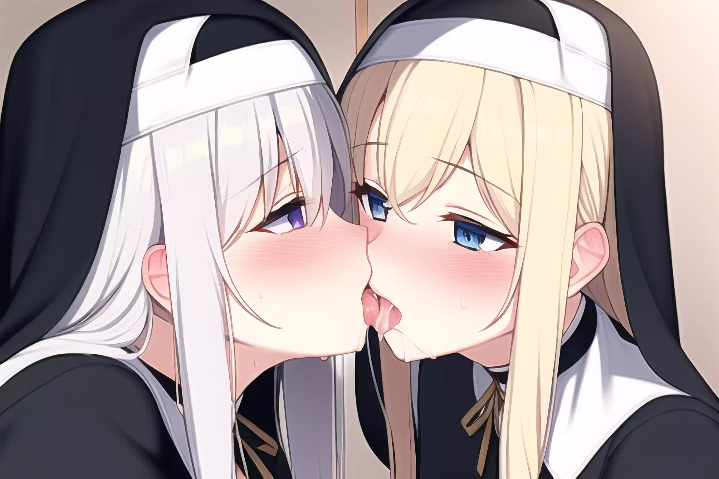 yuri kissing