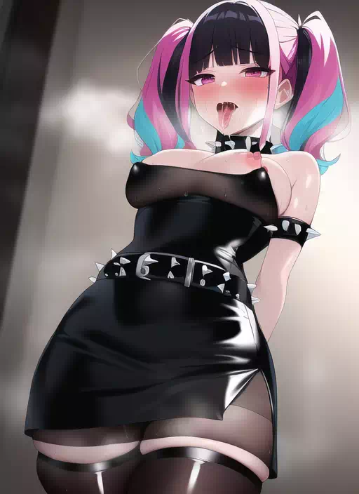 Goth twin with twintails 3