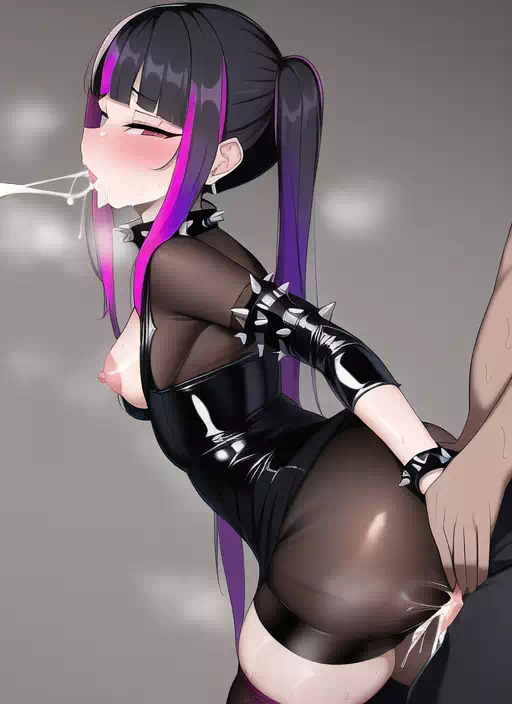 Goth twin with twintails 3