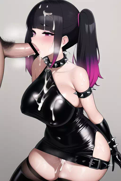 Goth twin with twintails 2