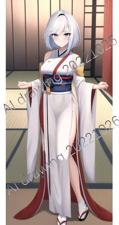 AI Drawing： The Kimono of Tirpit