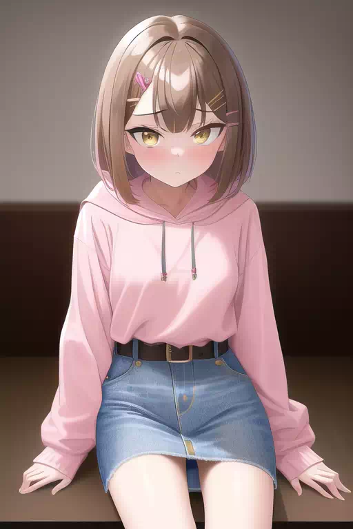 【AI】hoodie girl