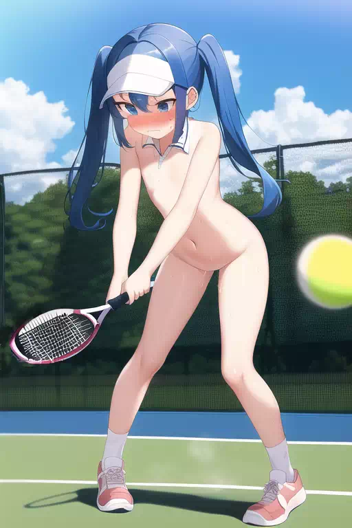 【NovelAI】全裸テニス
