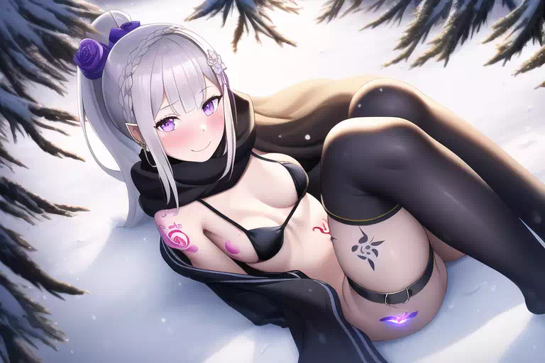 (AI) Sexy Winter Emilia