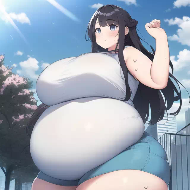 novelAI fat girl3