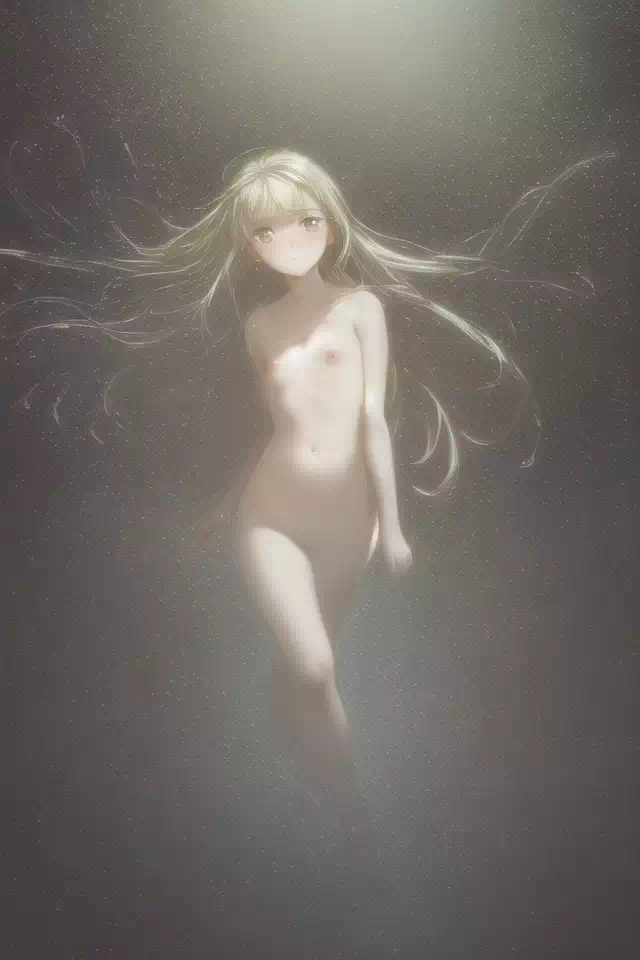 [AI,R18] 裸の女の子を芸術的に
