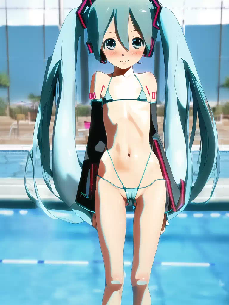 Hatsune Miku w／ indecent bikini