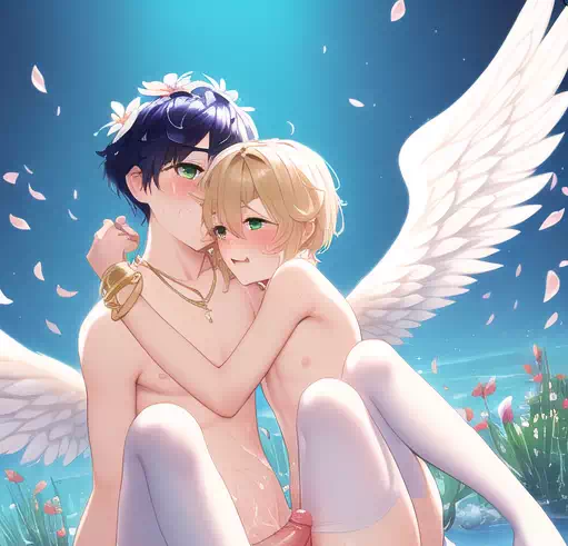 （NovelAI）The angel boys