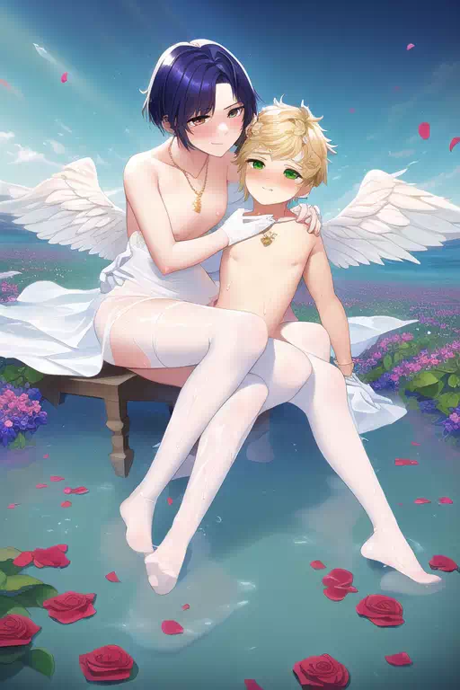 （NovelAI）The angel boys