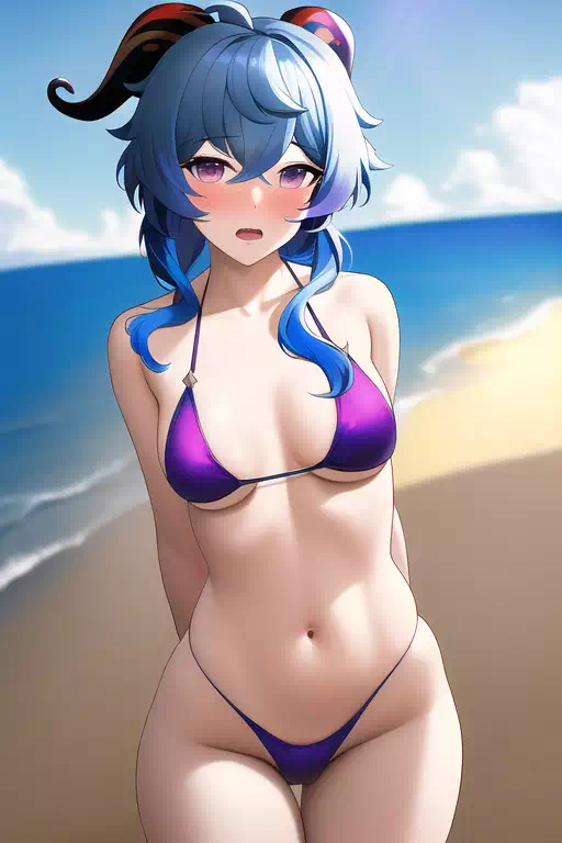 (AI) At the Beach
