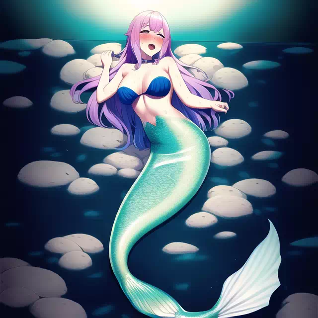 Mermaid in water