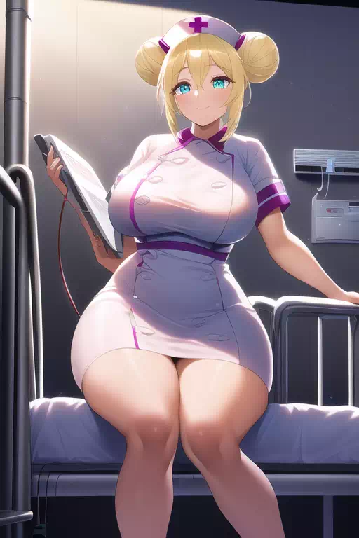 Huge thigh nurse