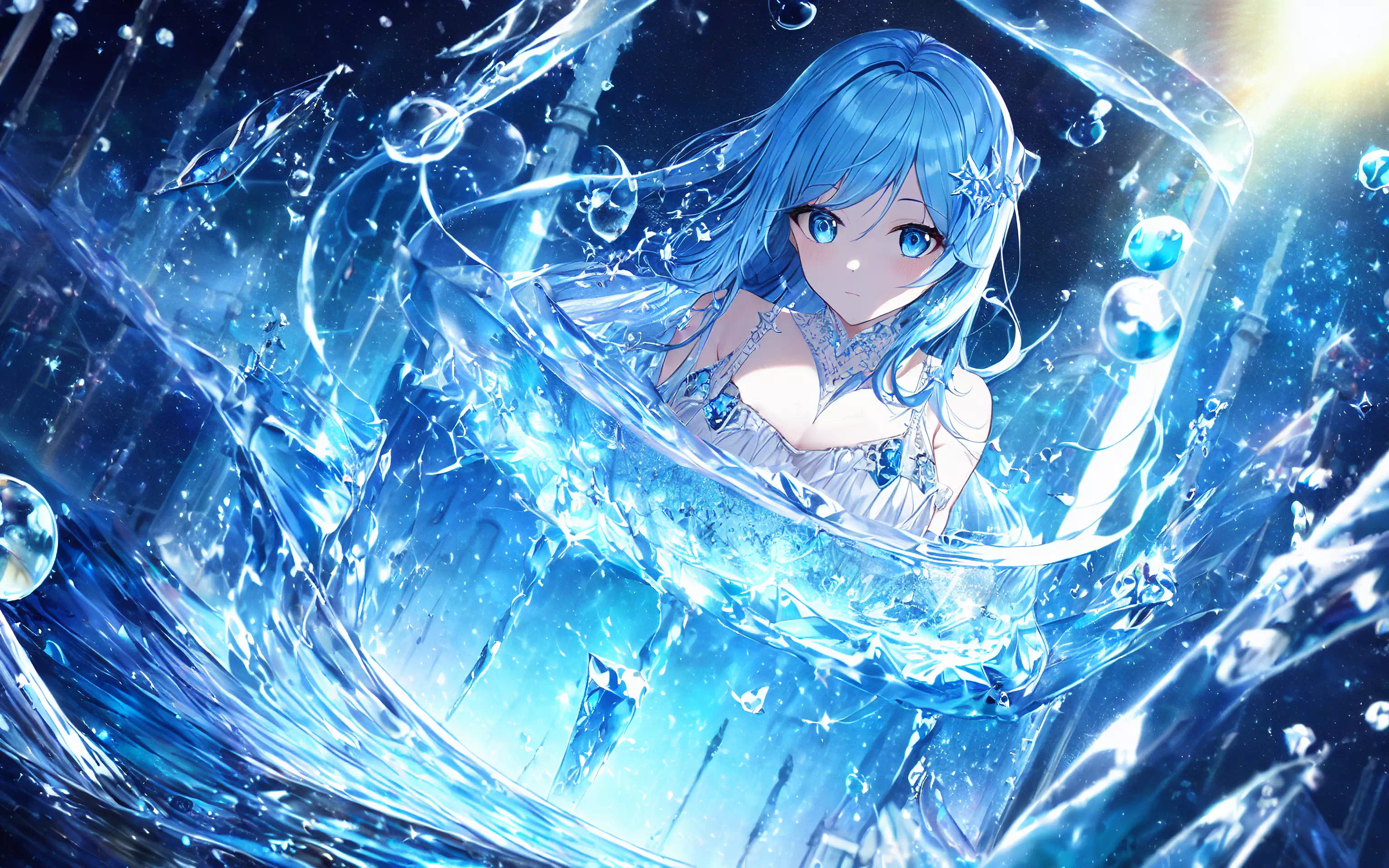 【AI】水の少女