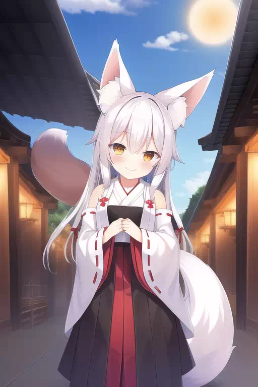 fox miko (white) 10／20