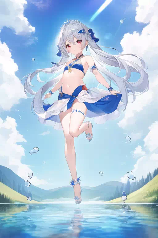 NovelAI水の女神