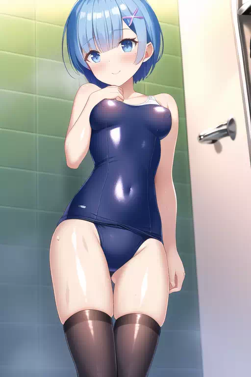 Rem &#8211; Sexy in Swimsuit